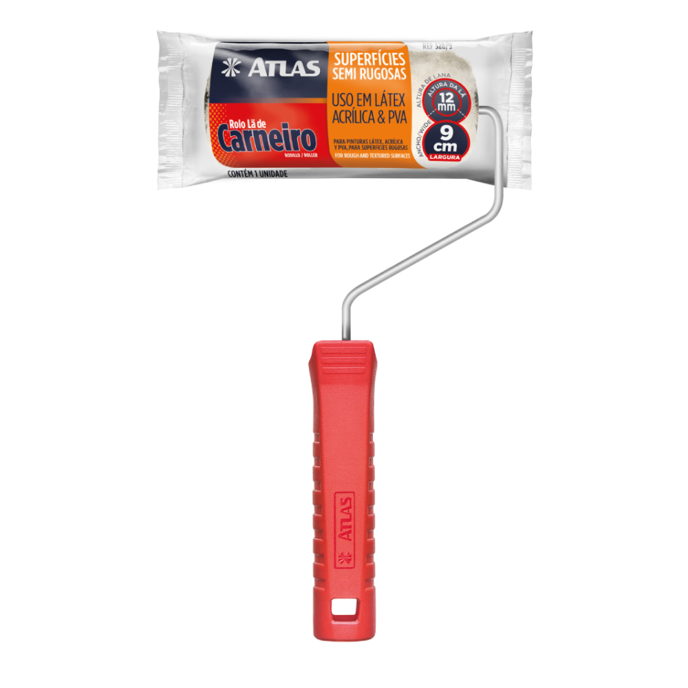 Rolo P/Pintura La Carn. 328/9 - 09 (Atlas)