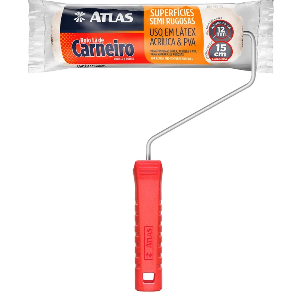 Rolo P/Pintura La Carn. 328/15 - 15 (Atlas)