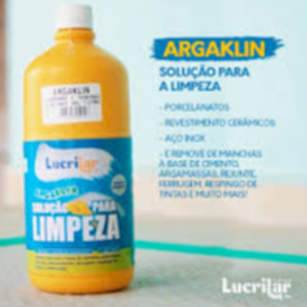 Argakliin Soluçao P/ Limpeza - 1LT (Lucrilar)