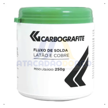 Fluxo P/ Solda Latão/Cobre 250g (Carbografite)