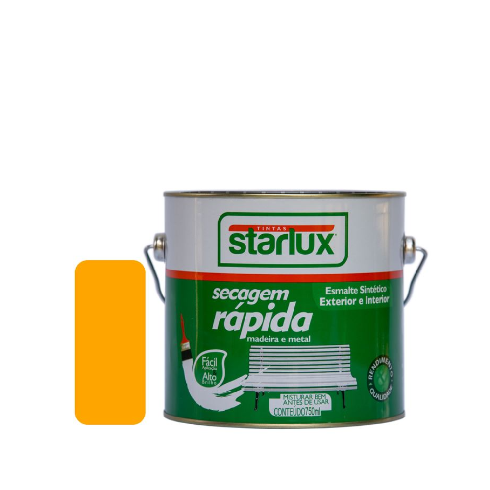 Esmalte Sintético Amarelo 0,750ML (Starlux)