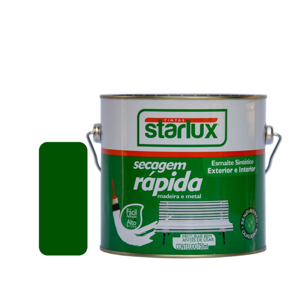 Esmalte Sintético Verde Folha Galão (Starlux)