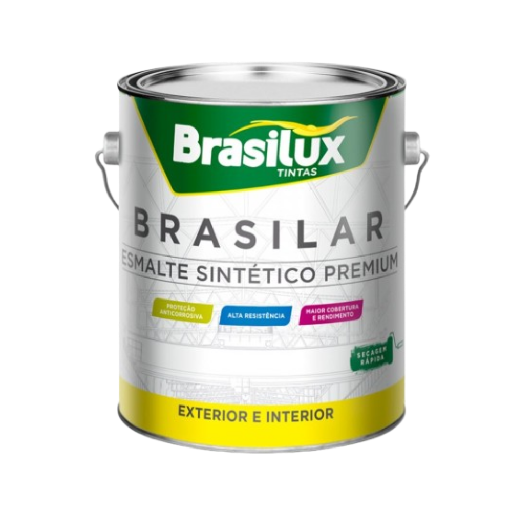 Esmalte Sintético Aluminio 3,6L (Brasilux)
