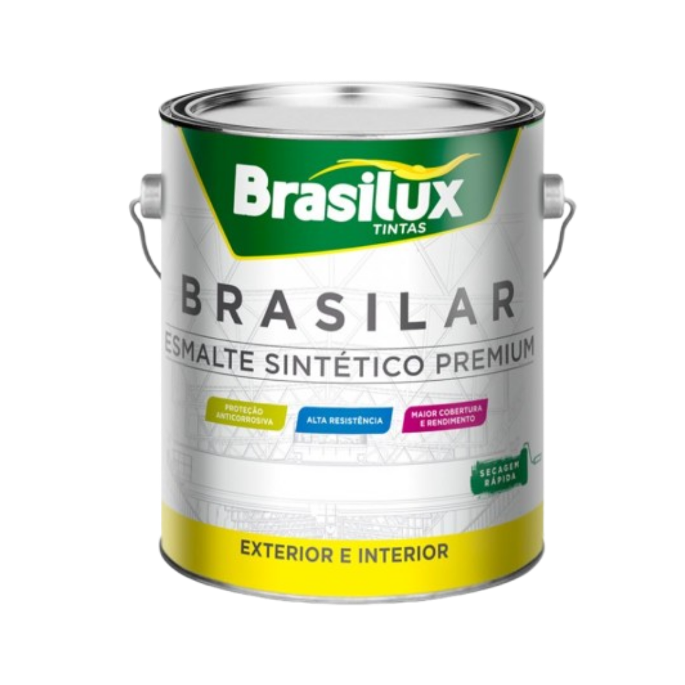 Esmalte Sintético Azul Del Rey 3,6L (Brasilux)