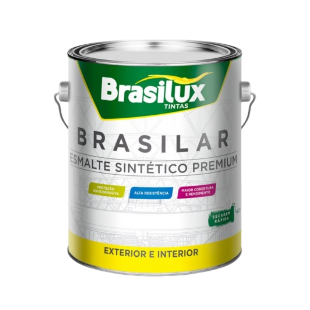 Esmalte Sintético Vermelho 3,6L (Brasilux)