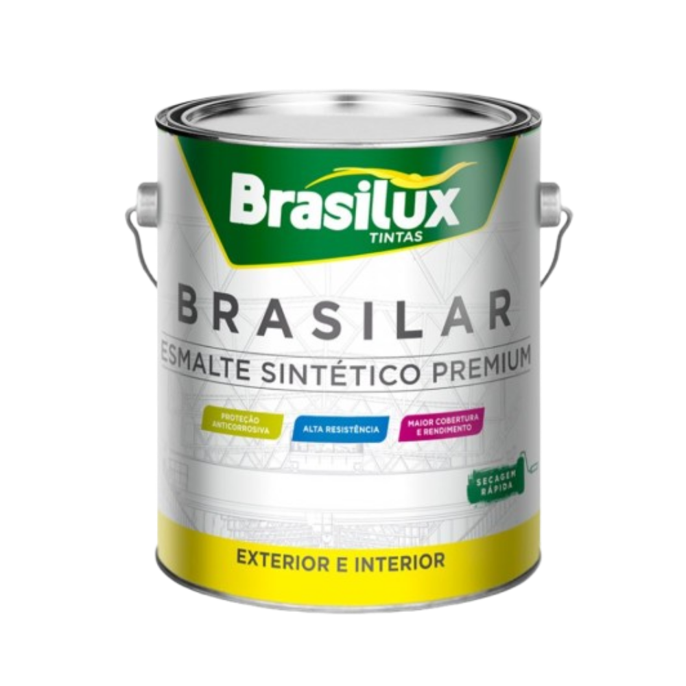 Esmalte Sintético Aluminio 900ML (Brasilux)