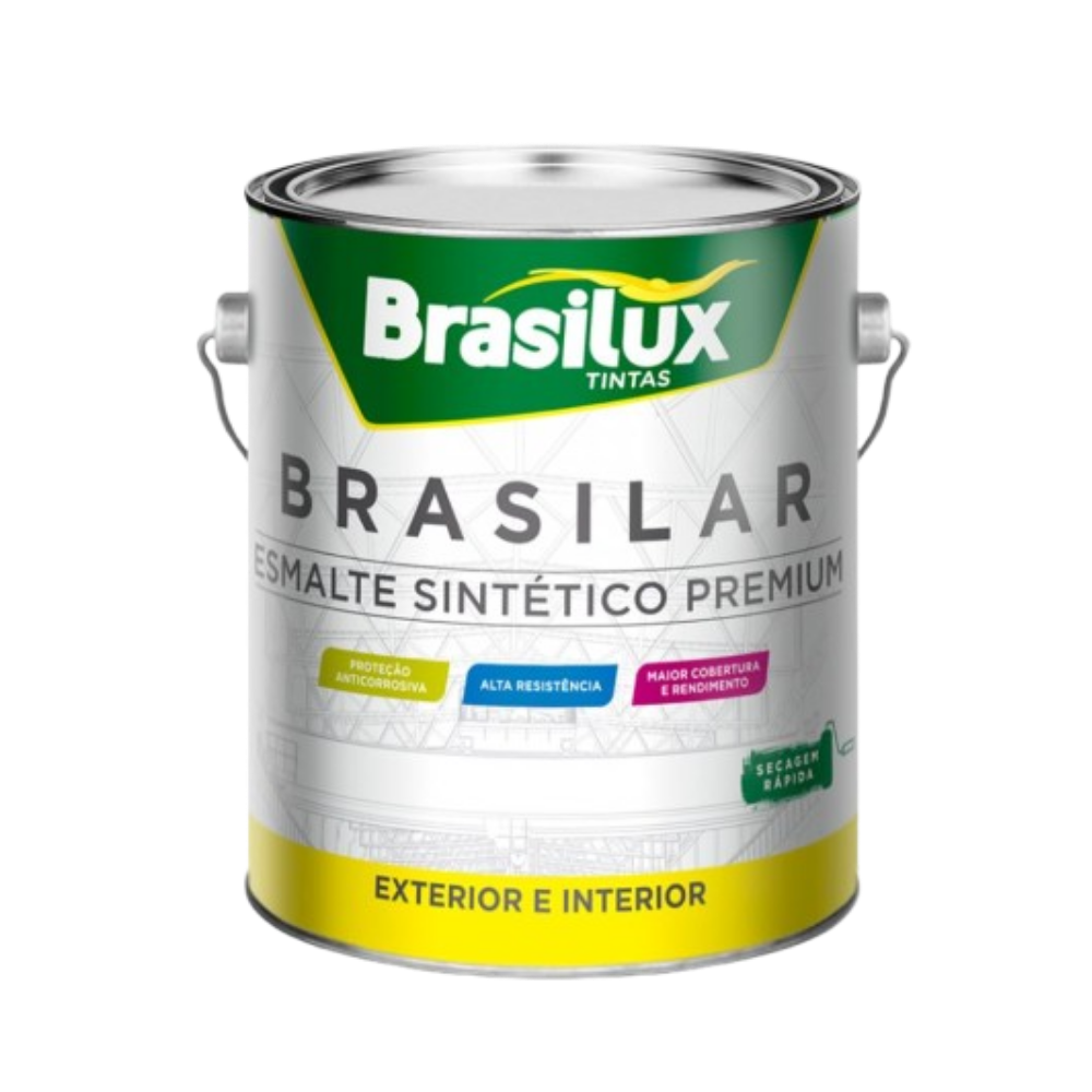 Esmalte Sintético Branco 900ML (Brasilux)