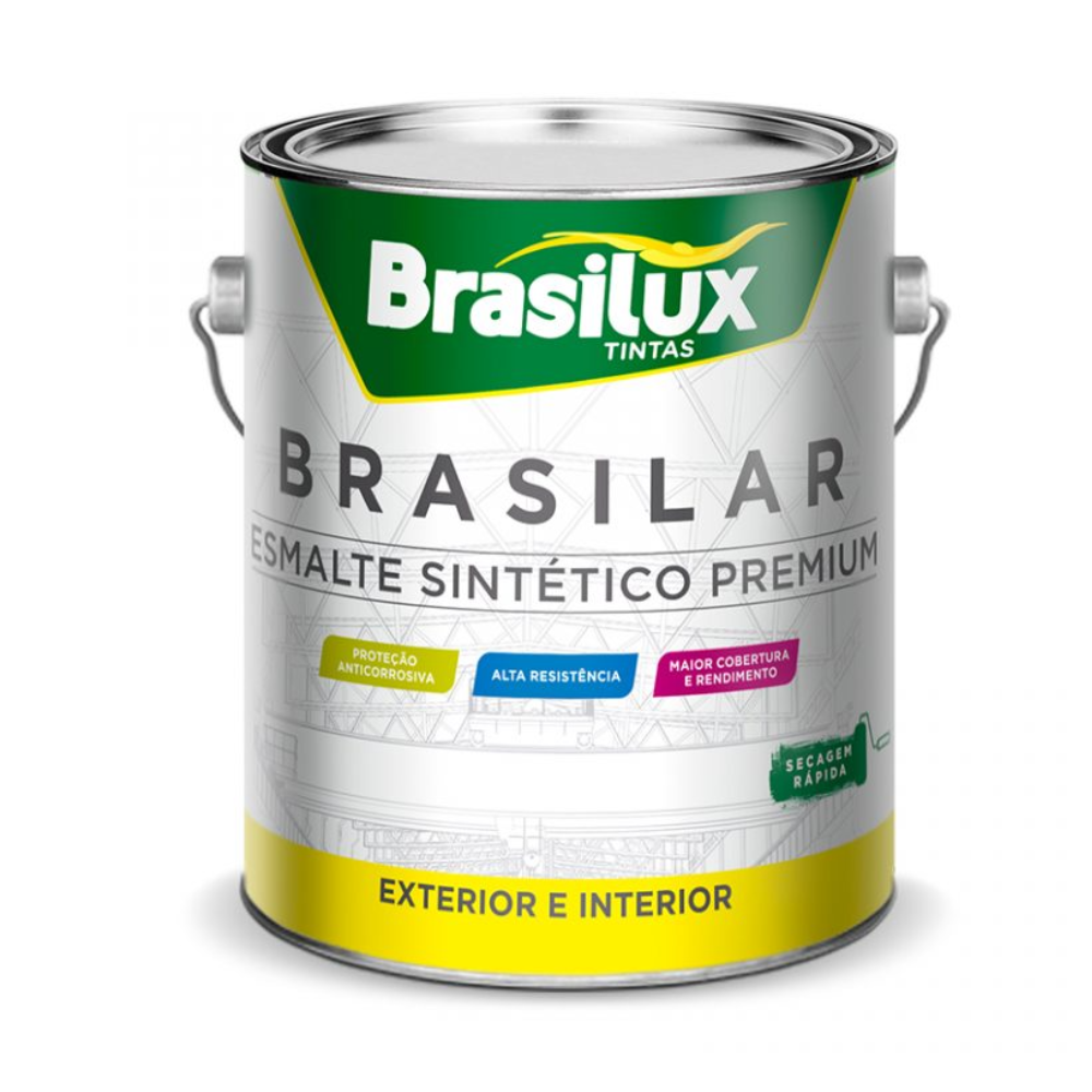 Esmalte Sintético Vermelho 900ML (Brasilux)