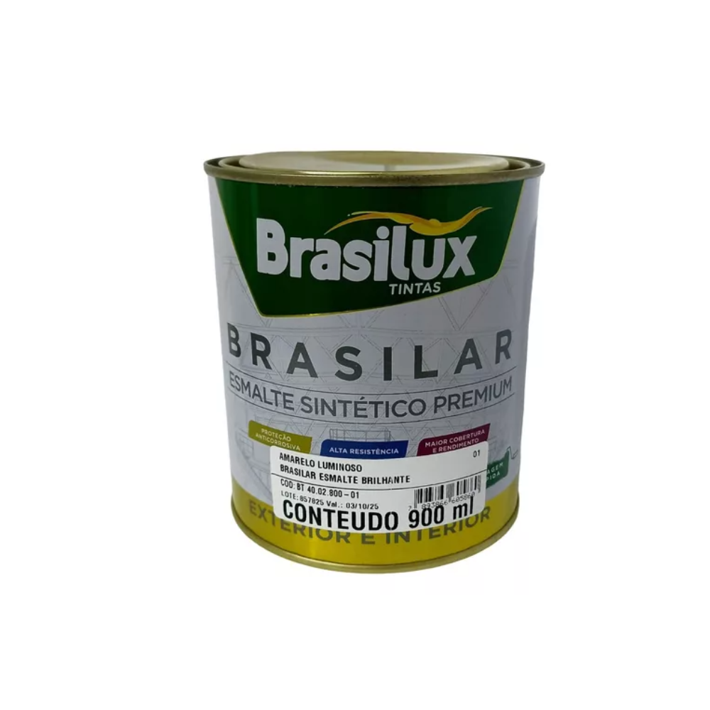 Esmalte Sintético Amarelo Ouro 900ML (Brasilux)