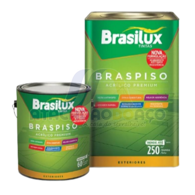 Tinta P/Piso Vermelho Segurança - Galão (Brasilux)