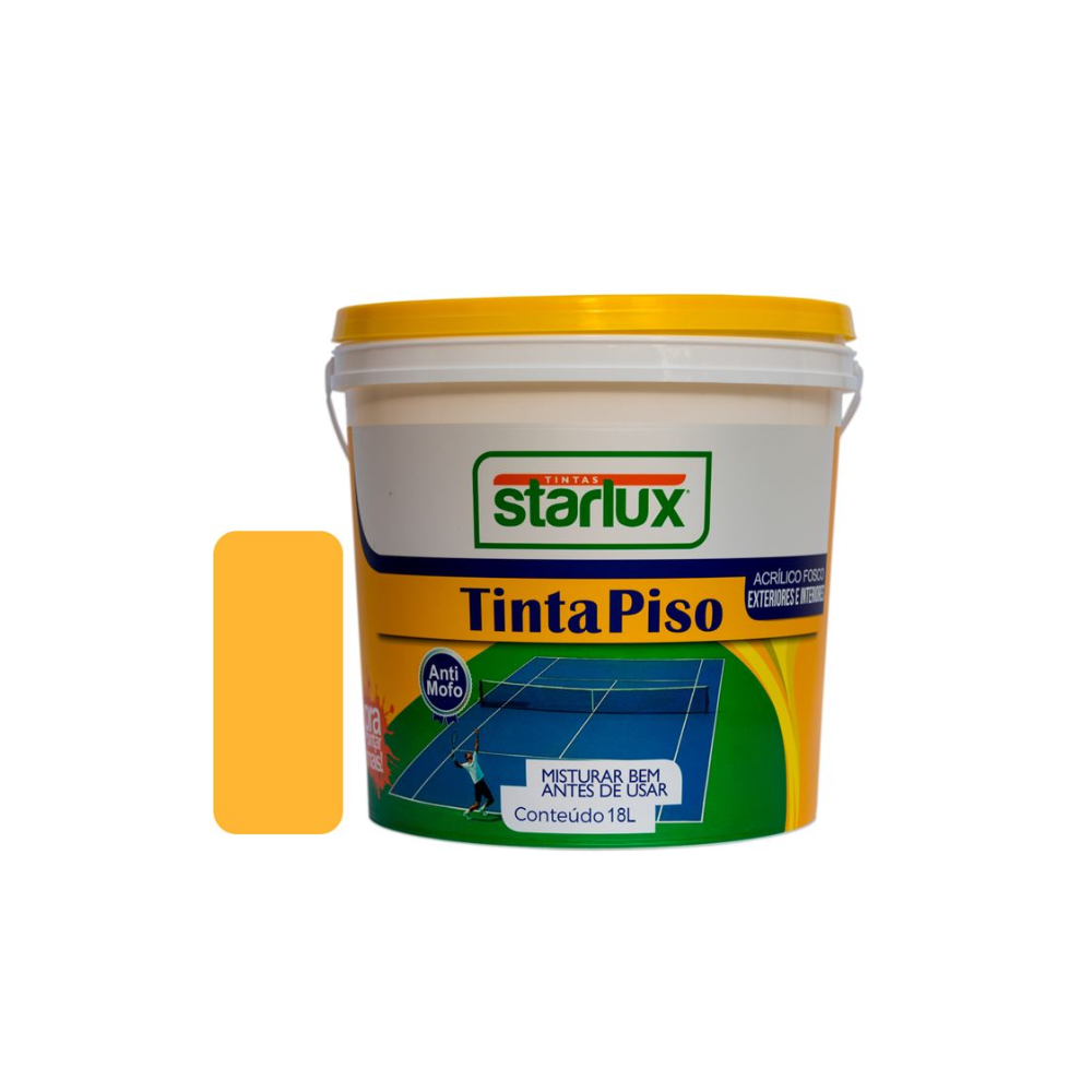 Tinta P/Piso Amarelo Demarcação 3,6L (Starlux)              