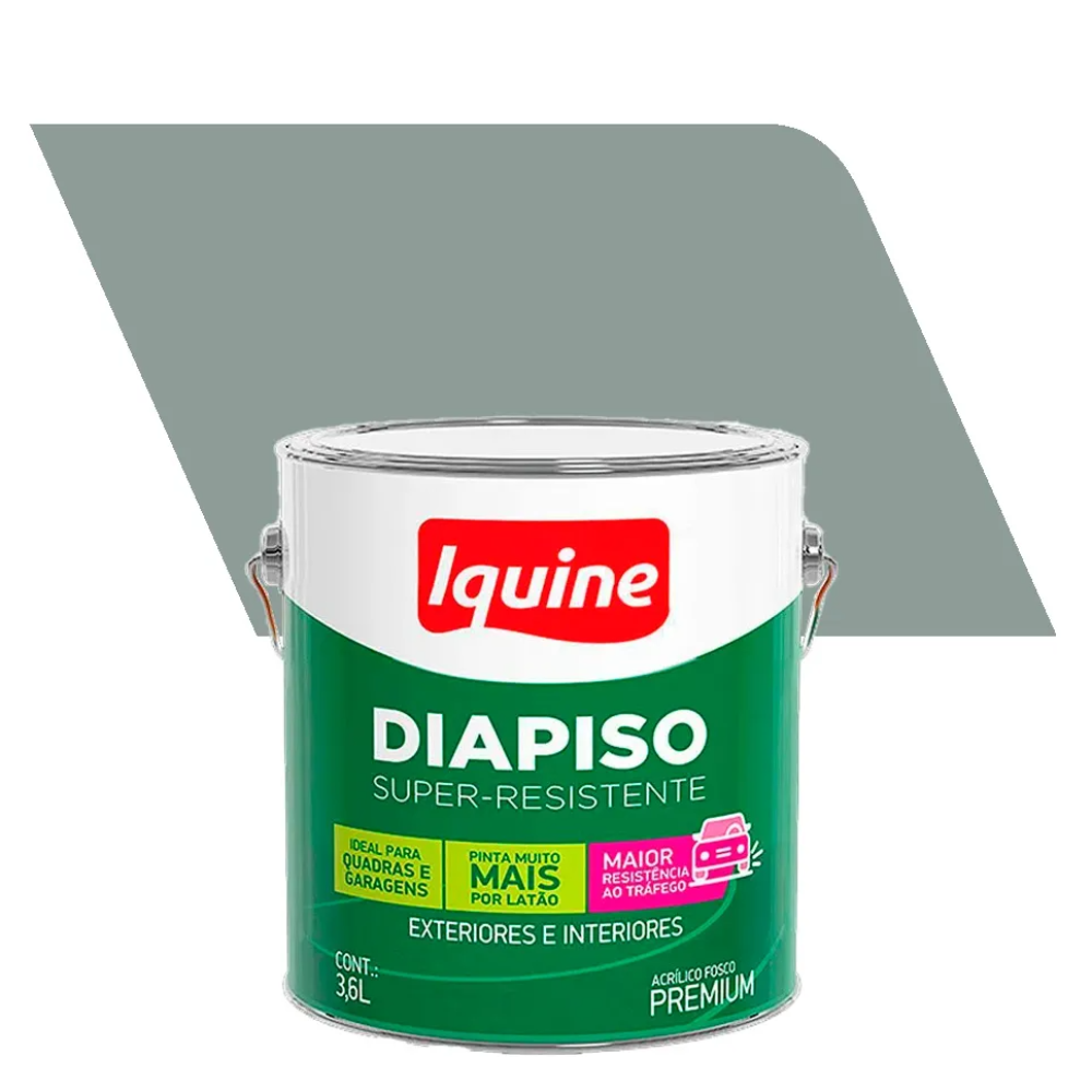 Tinta P/ Piso Cinza Médio Galão - 3,6L (Lucrilar)