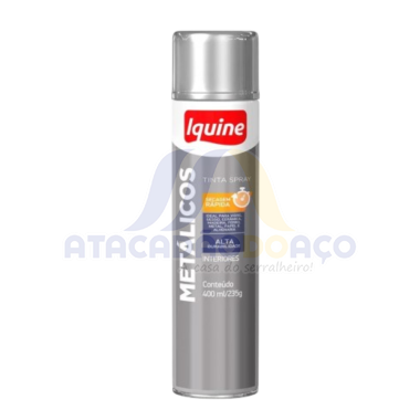 Tinta Spray Metalico Cromado 400ML (Iquine)