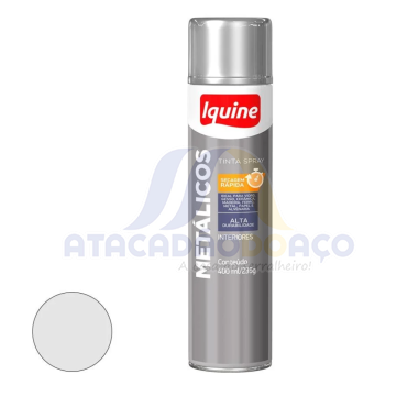 Tinta Spray Metalico Prata 400ML (Iquine)