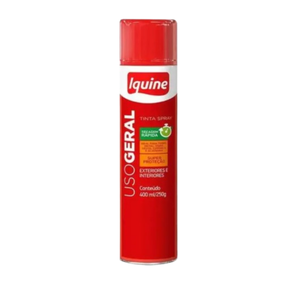 Tinta Spray Vermelho 400ML (Iquine)