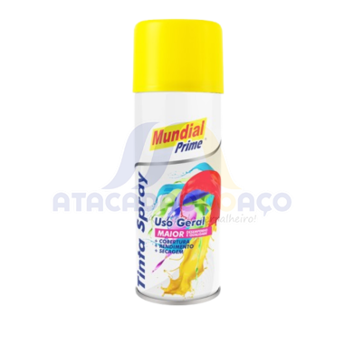 Tinta Spray Amarelo 200ML (Mundial)