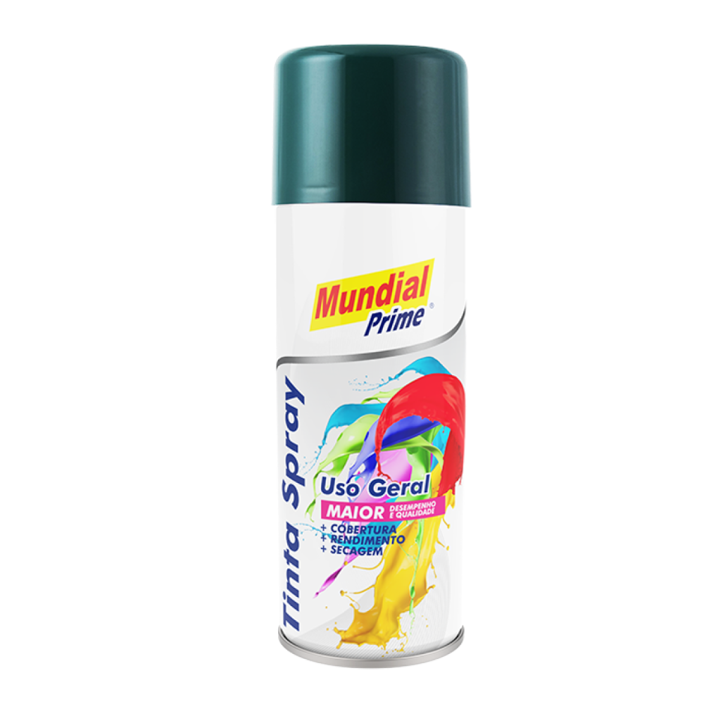 Tinta Spray Verde Escuro 200ML (Mundial)