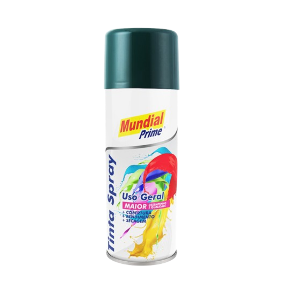 Tinta Spray Verde Escuro 200ML (Mundial)