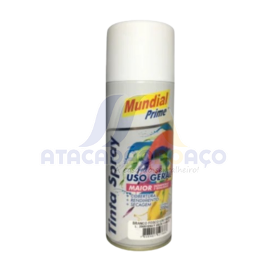Tinta Spray Branco Fosco 200ML (Mundial)