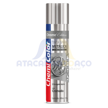 Tinta Spray Metalico Cromado 400ML (Chemi Color)