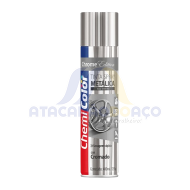 Tinta Spray Metalico Cromado 400ML (Chemi Color)