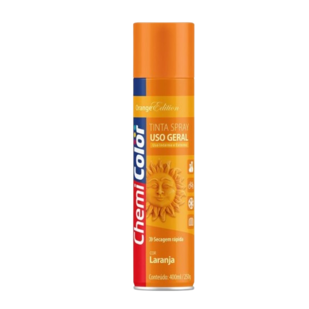Tinta Spray Laranja 400ML (Chemi Color)