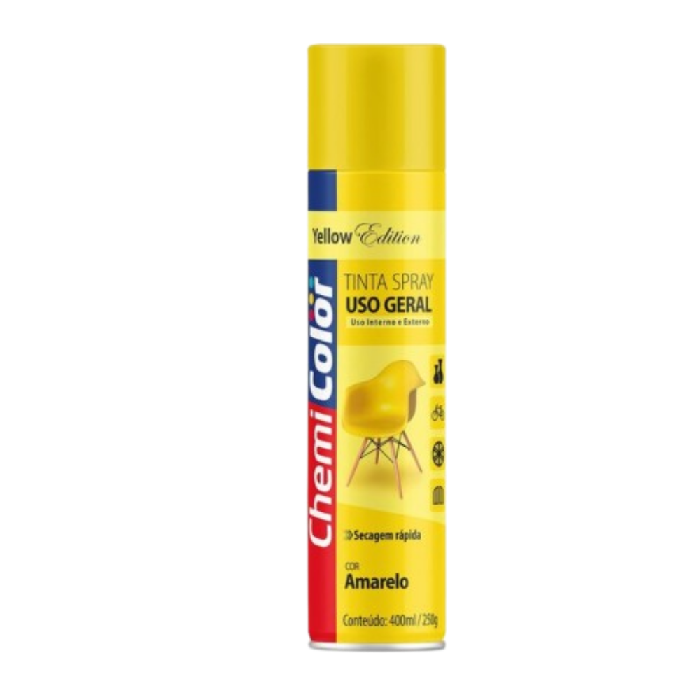 Tinta Spray Amarelo 400ML (Chemi Color)