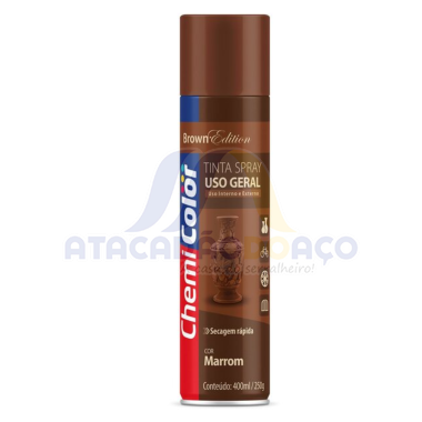 Tinta Spray Marrom 400ML (Chemi Color)