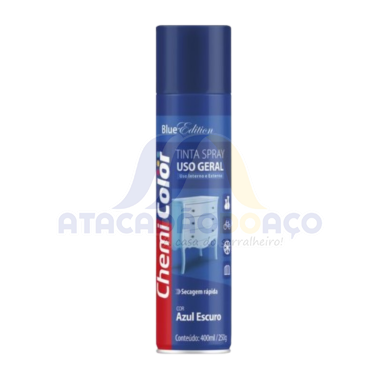 Tinta Spray Azul Escuro 400ML (Chemi Color)