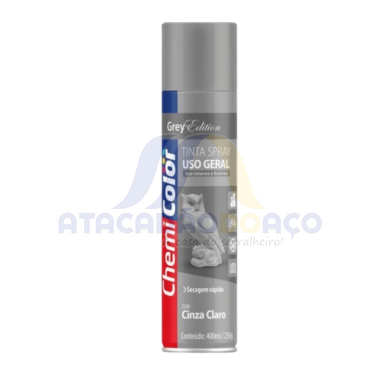 Tinta Spray Cinza Claro 400ML (Chemi Color)