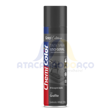Tinta Spray Grafite 400ML (Chemi Color)