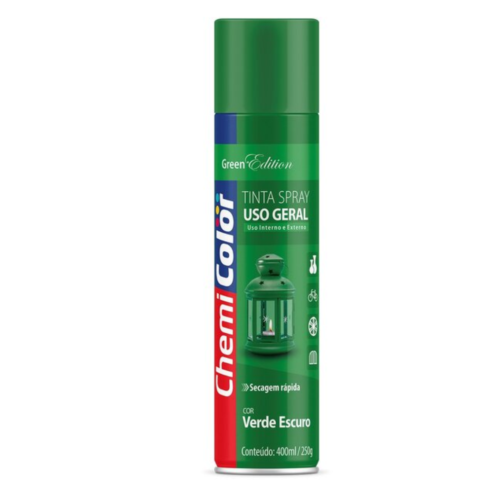 Tinta Spray Verde Escuro 400ML (Chemi Color)
