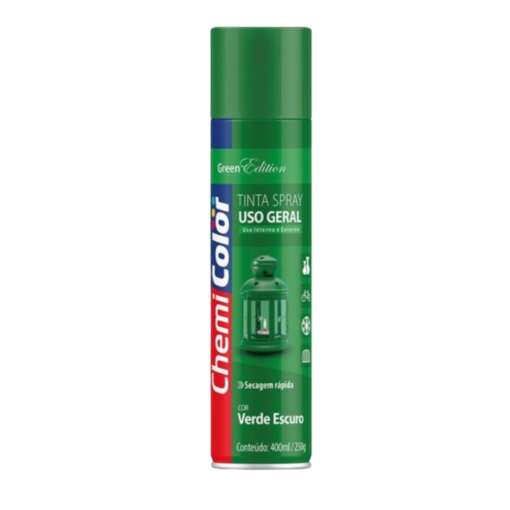 Tinta Spray Verde Escuro 400ML (Chemi Color)