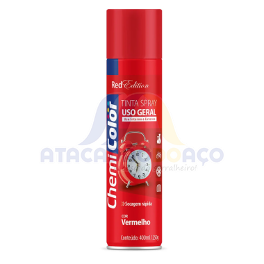 Tinta Spray Vermelho 400ML (Chemi Color)