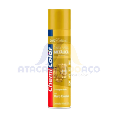 Tinta Spray Met. Ouro 400ML (Chemi Color)