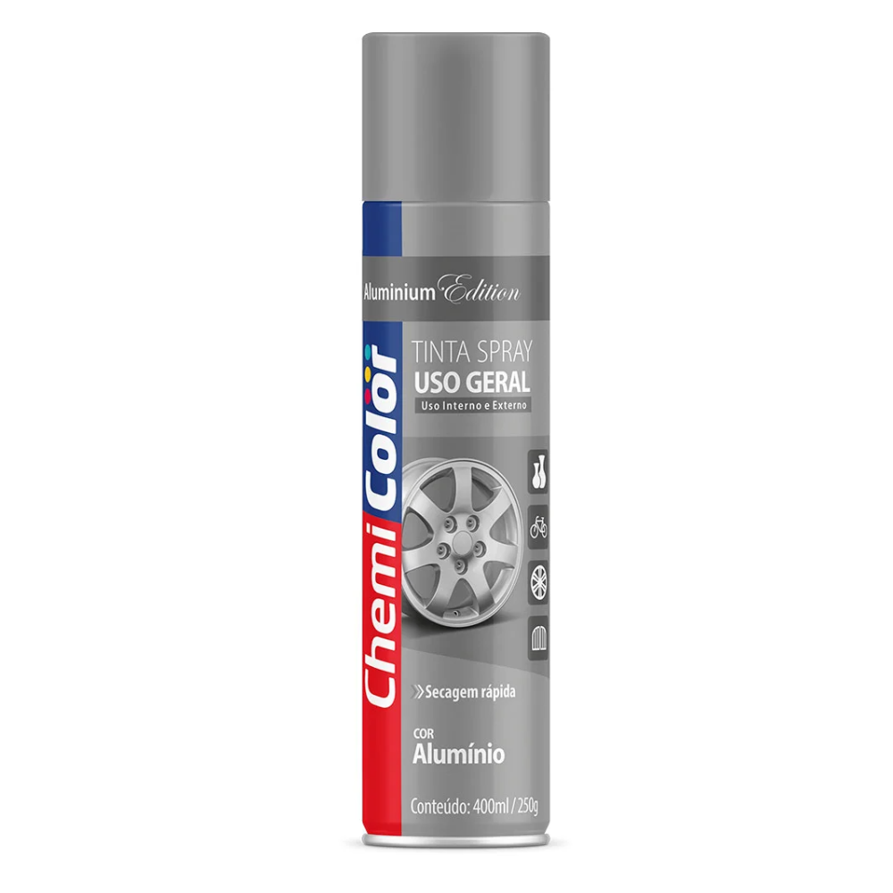 Tinta Spray Aluminio 400ML (Chemi Color)