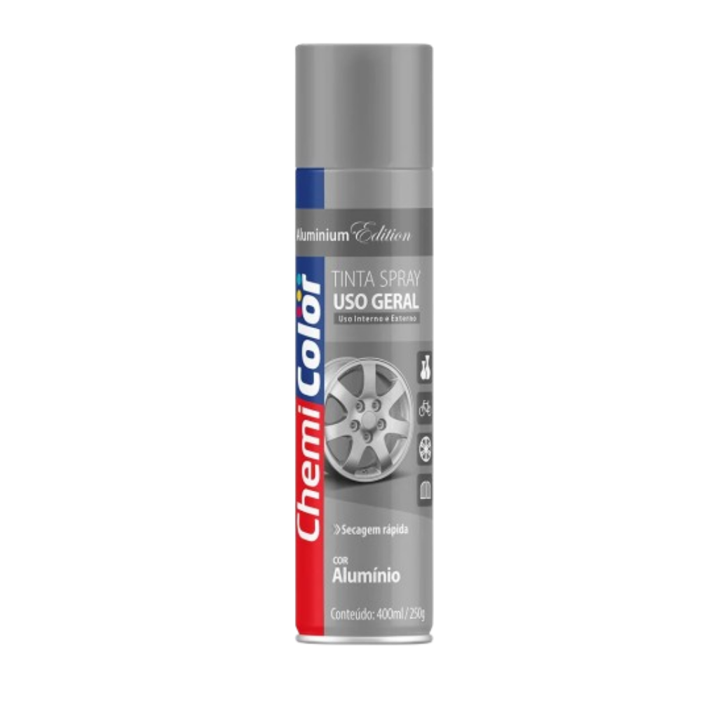 Tinta Spray Aluminio 400ML (Chemi Color)