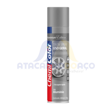 Tinta Spray Aluminio 400ML (Chemi Color)