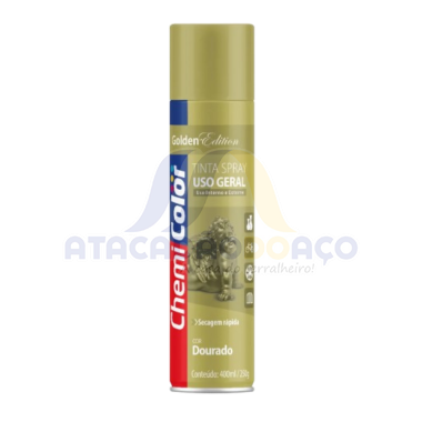 Tinta Spray Dourado 400ML (Chemi Color)