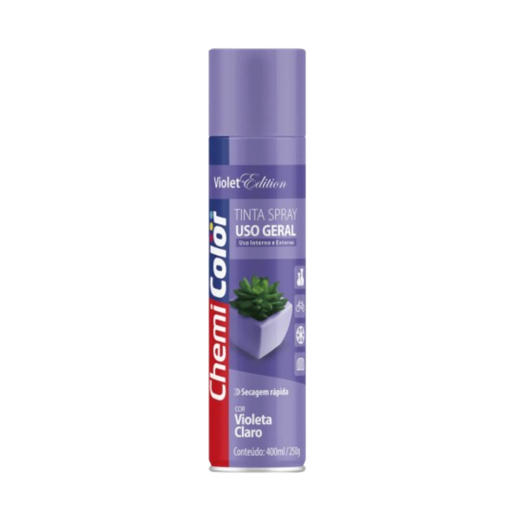 Tinta Spray Violeta Claro 400ML (Chemi Color)