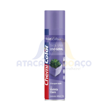 Tinta Spray Violeta Claro 400ML (Chemi Color)
