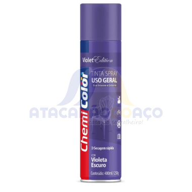 Tinta Spray Violeta Escuro 400ML (Chemi Color)