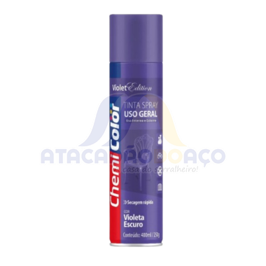 Tinta Spray Violeta Escuro 400ML (Chemi Color)