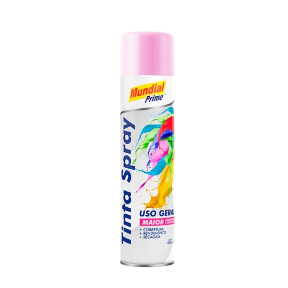 Tinta Spray Rosa 400ML (Mundial)