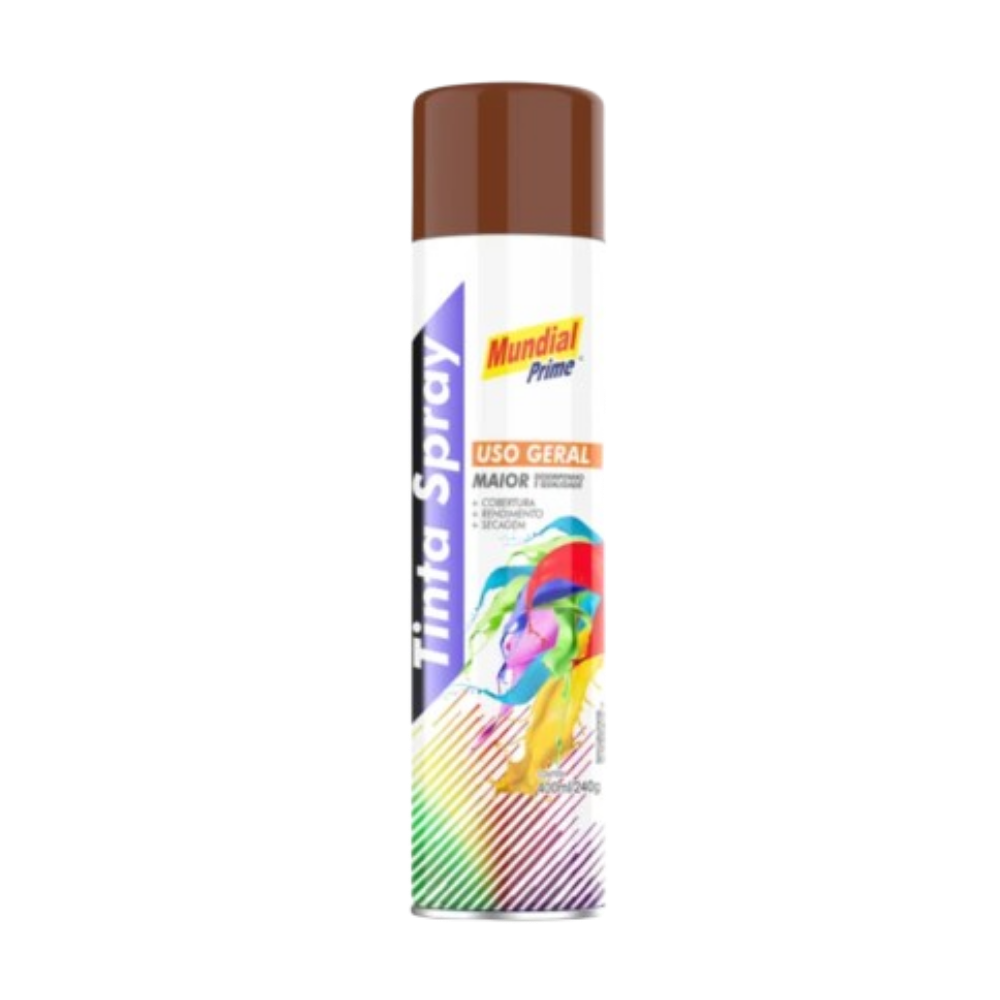 Tinta Spray Marrom 400ML (Mundial)