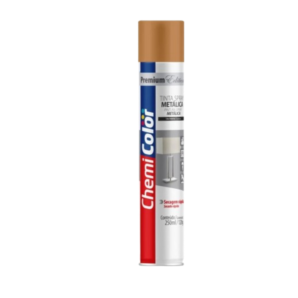 Tinta Spray Metalico Bronze 250ML (Chemi Color)