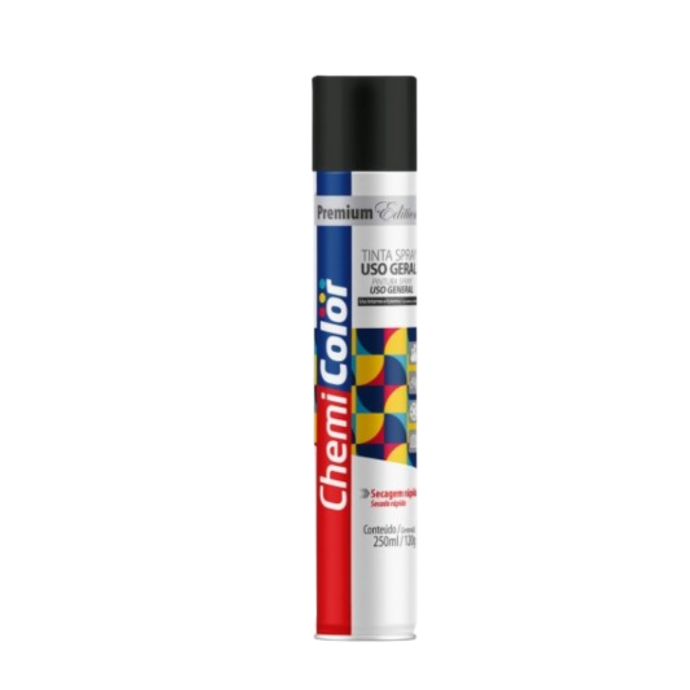 Tinta Spray Branco Fosco 250ML (Chemi Color)