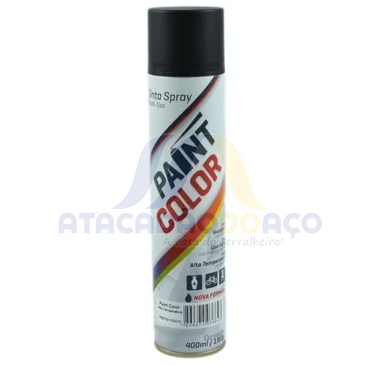 Tinta Spray Preto Alta Temp. 250ML (Paint Color)