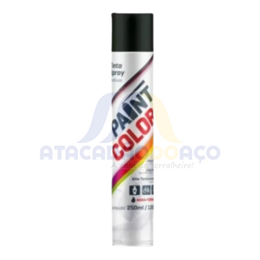 Tinta Spray Preto Alta Temp. 250ML (Paint Color)