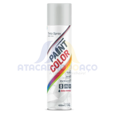 Tinta Spray Branco Fosco Alta temp. 400ML (Paint Color)